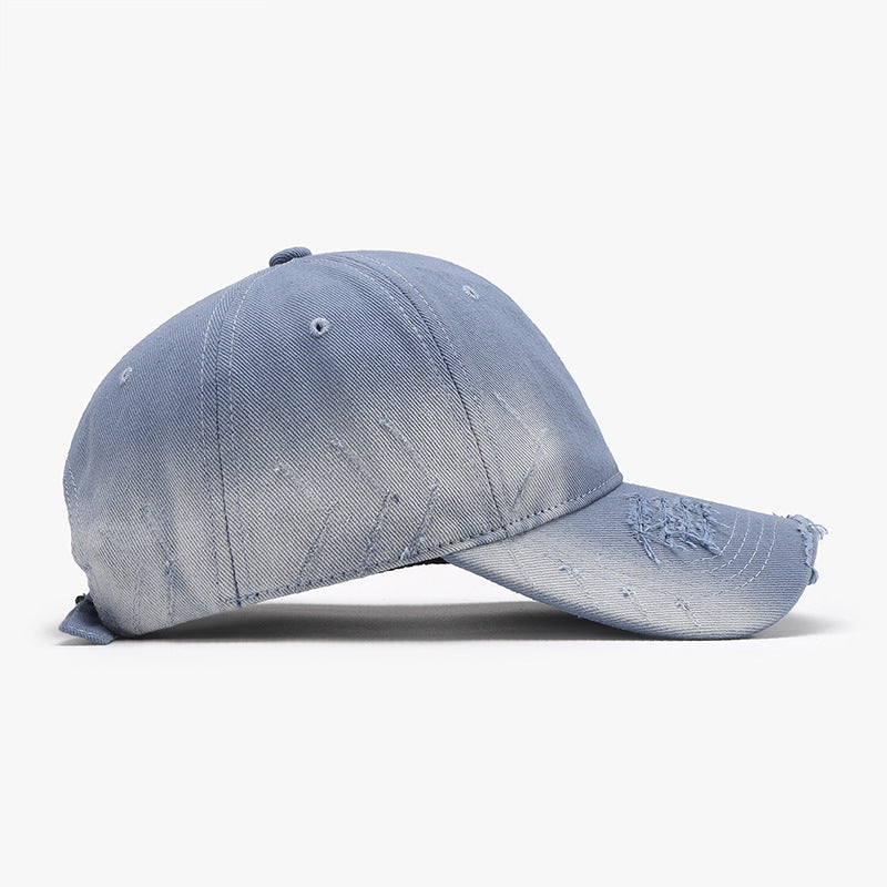 Distressed Adjustable Cotton Hat-Teresa&#39;s Fashionista LLC