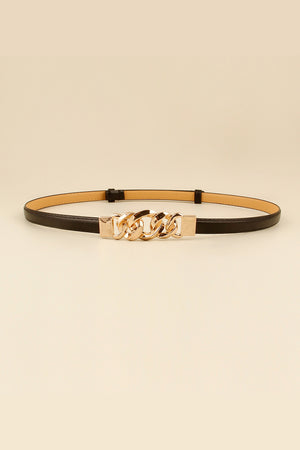 PU Skinny Belt-Teresa's Fashionista LLC