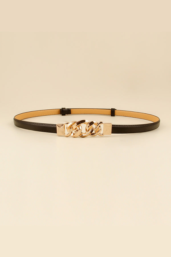 PU Skinny Belt-Teresa's Fashionista LLC