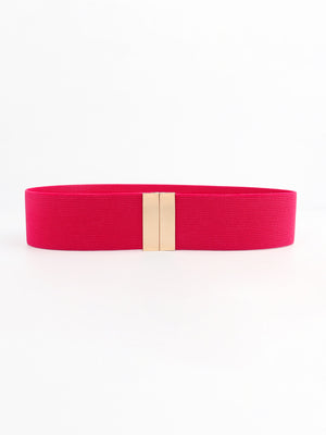 Alloy Buckle Elastic Belt-Teresa's Fashionista LLC