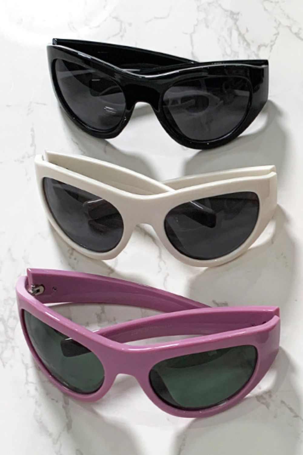 Polycarbonate Frame Cat-Eye Sunglasses - Teresa's Fashionista LLC