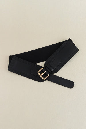 Elastic Wide PU Belt-Teresa's Fashionista LLC