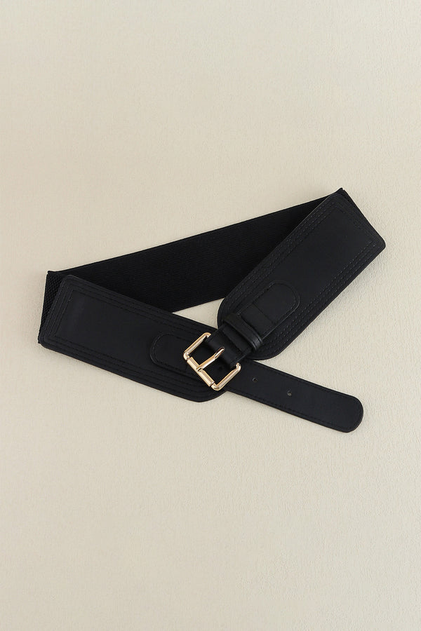 Elastic Wide PU Belt-Teresa's Fashionista LLC