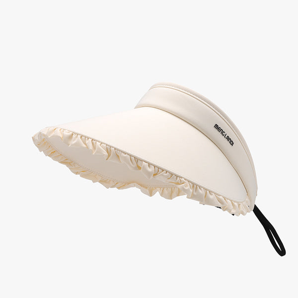 Frill Adjustable Ice Silk Sun Hat-Teresa's Fashionista LLC