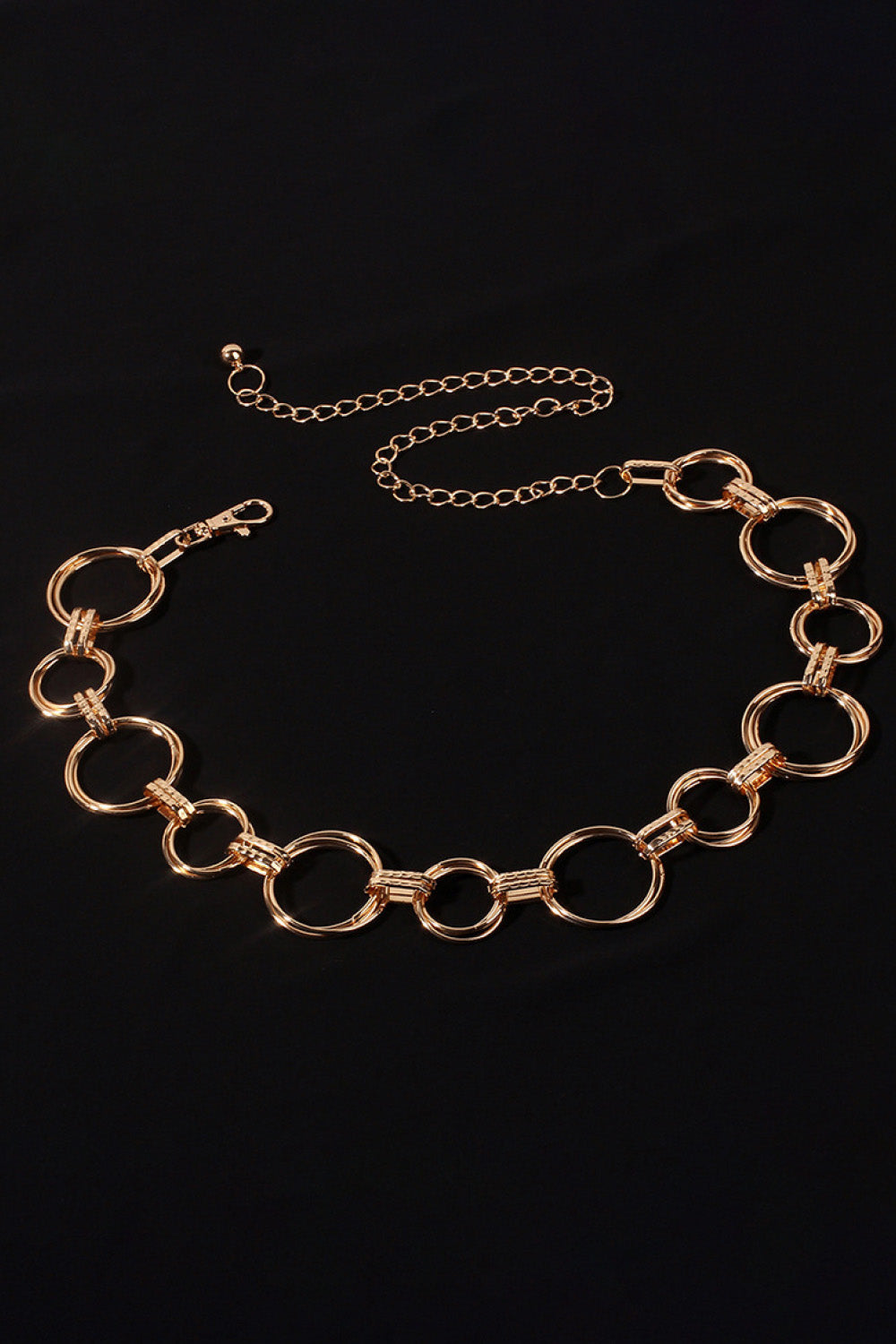 Alloy Chain Circle Shape Belt-Teresa's Fashionista LLC
