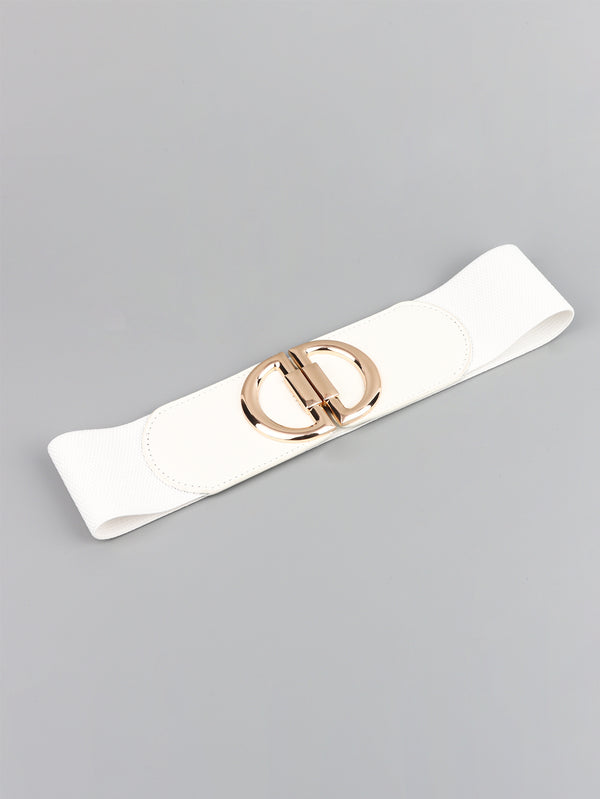 D Buckle Elastic Belt-Teresa's Fashionista LLC