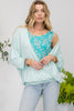 Celeste Full Size Floral Round Neck Top with Two Layer Detail - Teresa's Fashionista LLC
