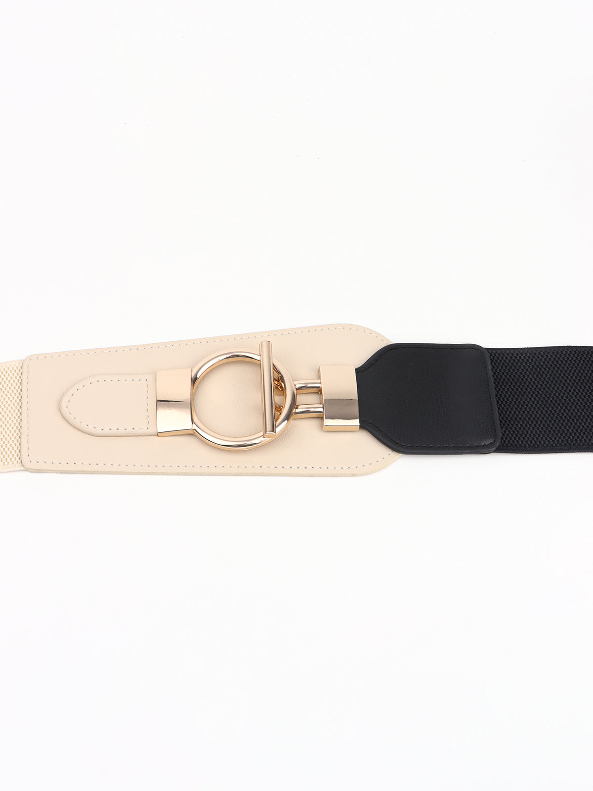 PU Elastic Wide Belt with Alloy Buckle-Teresa&#39;s Fashionista LLC