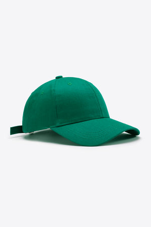 Plain Adjustable Cotton Baseball Cap-Teresa's Fashionista LLC