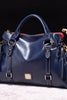 PU Leather Handbag with Tassels-Teresa's Fashionista LLC