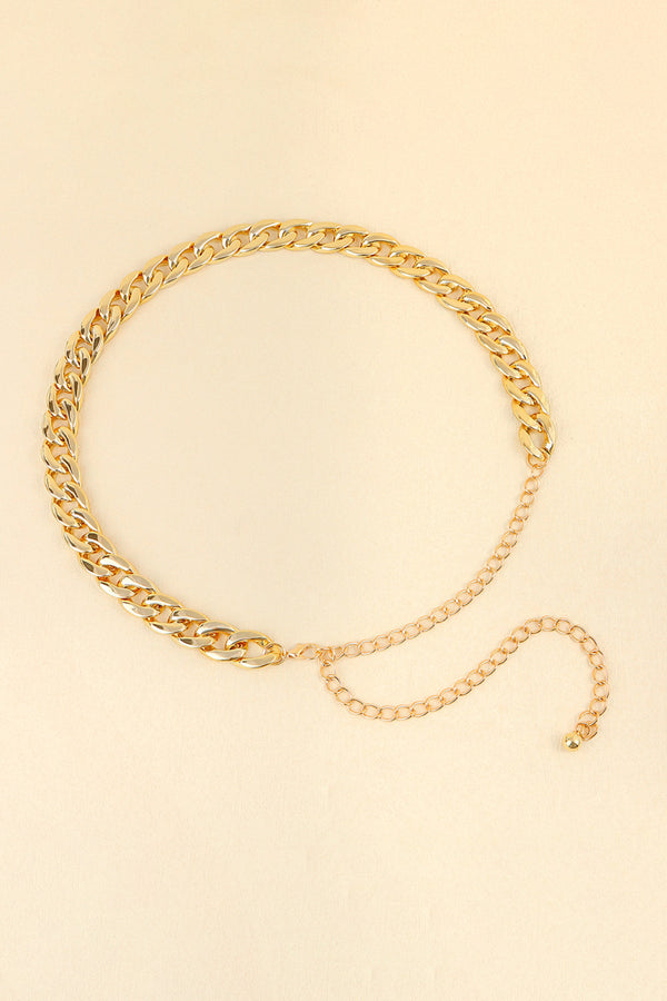 Adjustable Curb Chain Belt-Teresa's Fashionista LLC