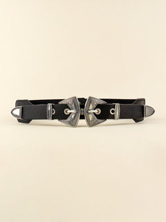 Double Buckle PU Leather Belt-Teresa's Fashionista LLC