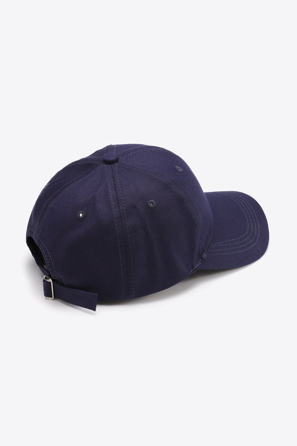 Plain Adjustable Cotton Baseball Cap-Teresa's Fashionista LLC