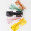 Rimless Bright Square Sunglasses