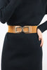 Double D Buckle PU Belt-Teresa's Fashionista LLC