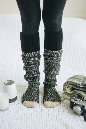 Knitted Lounge Socks-Teresa's Fashionista LLC