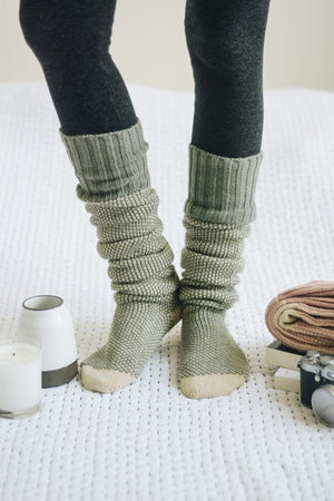 Knitted Lounge Socks-Teresa's Fashionista LLC