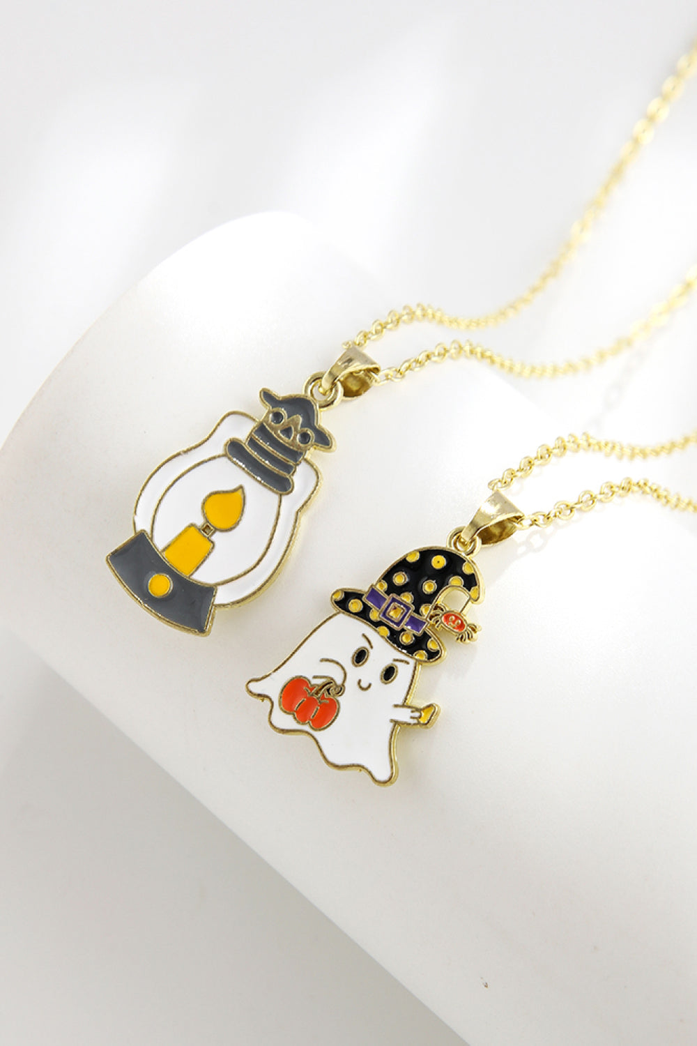 Two-Piece Halloween Theme Necklace Set - Teresa's Fashionista LLC