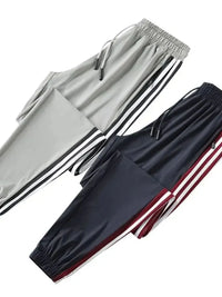 Men's Plus Size Side Striped Pants