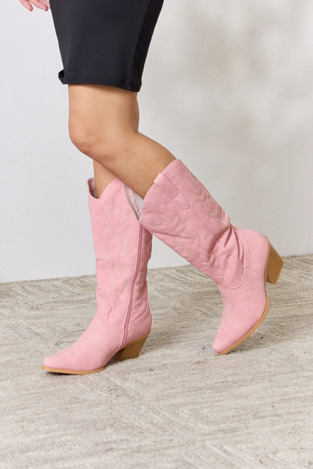 Forever Link Knee High Cowboy Boots-Teresa's Fashionista LLC
