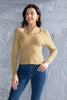 Halter Neck Long Sleeve Sweater-Teresa's Fashionista LLC