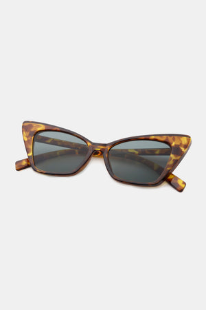 Acetate Lens Cat Eye Sunglasses-Teresa's Fashionista LLC