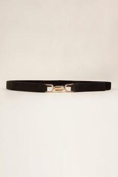 Alloy Buckle Elastic Belt-Teresa's Fashionista LLC