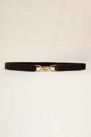 Alloy Buckle Elastic Belt-Teresa's Fashionista LLC