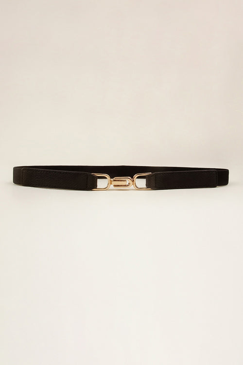 Alloy Buckle Elastic Belt-Teresa's Fashionista LLC