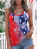 Tie-Dye Scoop Neck Tank-Teresa's Fashionista LLC