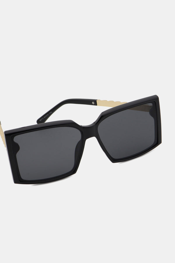 Polycarbonate Frame Square Sunglasses-Teresa's Fashionista LLC