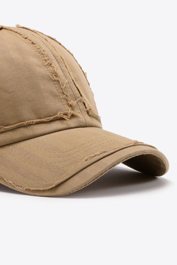Distressed Adjustable Baseball Cap-Teresa's Fashionista LLC