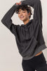 HYFVE Brushed Long Sleeve Hoodie with Kangaroo Pocket - Teresa's Fashionista LLC