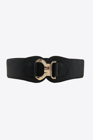 Alloy Buckle Elastic Belt-Teresa's Fashionista LLC