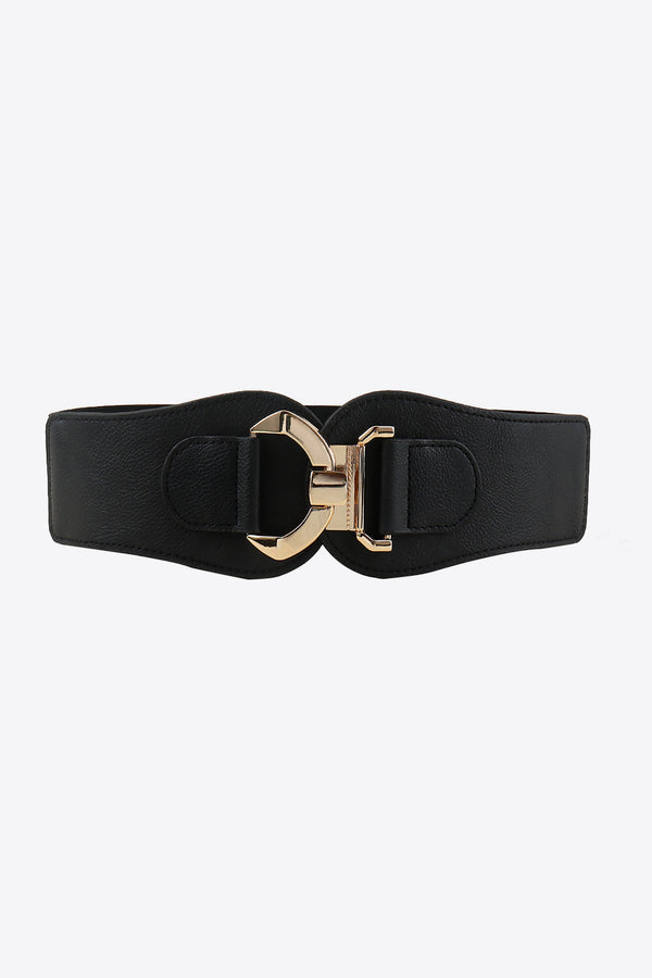 Alloy Buckle Elastic Belt-Teresa's Fashionista LLC