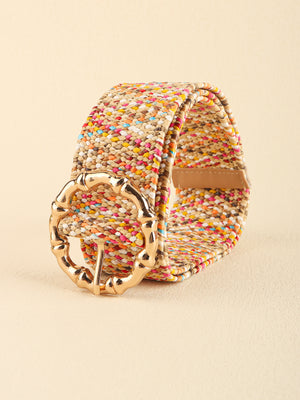 Multicolored Wide Belt-Teresa's Fashionista LLC