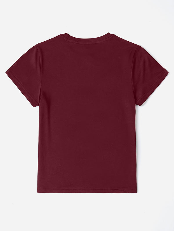 MAMA Round Neck Short Sleeve T-Shirt-Teresa's Fashionista LLC