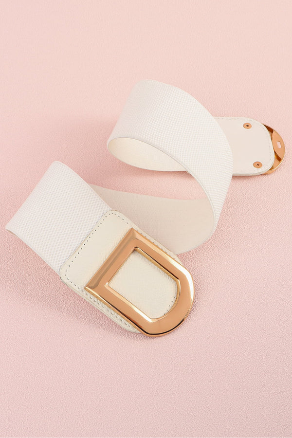 Double D Buckle PU Belt-Teresa's Fashionista LLC