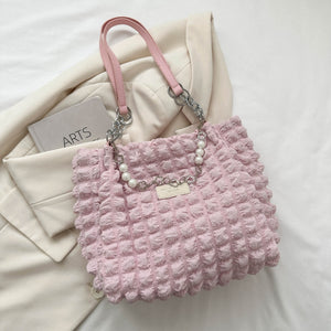 Cloud Puffy Polyester Tote Bag-Teresa's Fashionista LLC