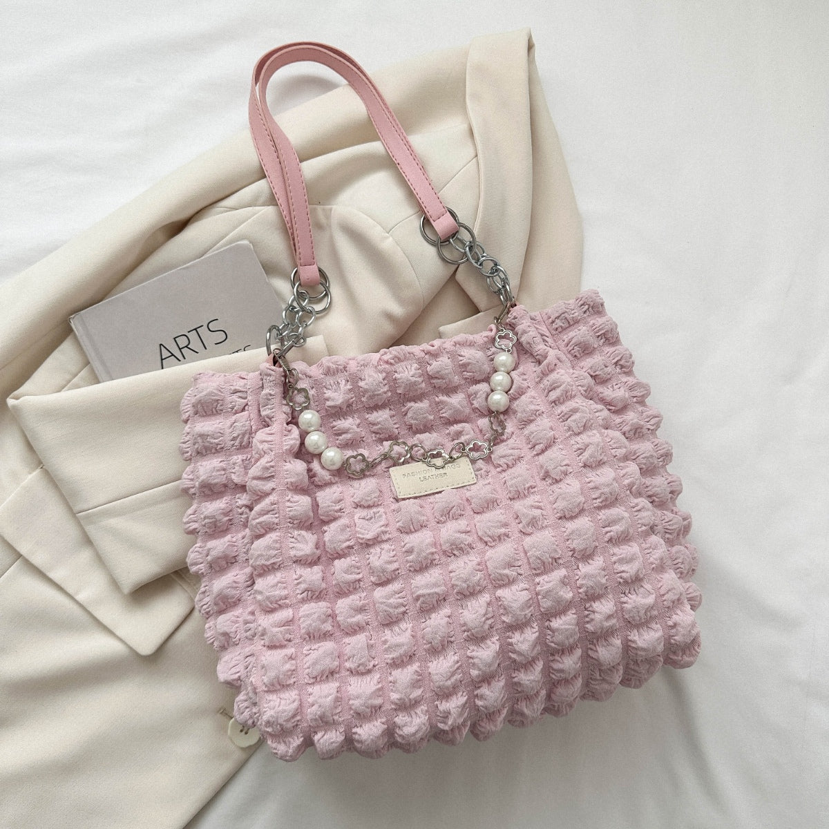 Cloud Puffy Polyester Tote Bag-Teresa&#39;s Fashionista LLC