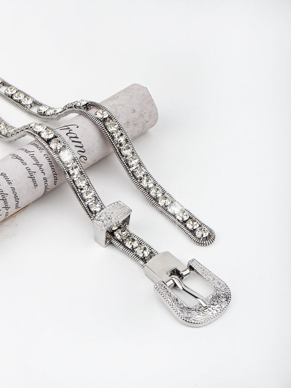 Rhinestone Metal Belt-Teresa's Fashionista LLC