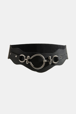 PU Leather Zinc Alloy Buckle Belt-Teresa's Fashionista LLC