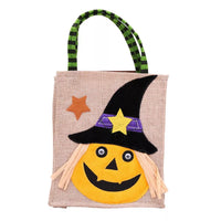 Halloween Decorative Witch Burlap Treat Bag