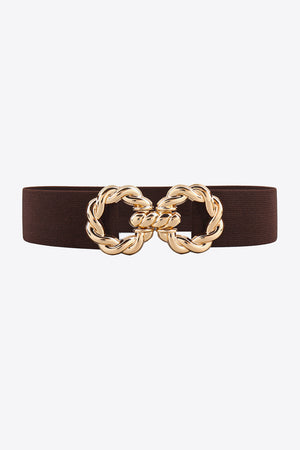 Zinc Alloy Buckle Elastic Belt-Teresa's Fashionista LLC