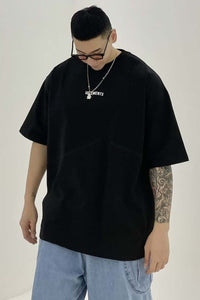 Men's Plus Size Round Neck Half Sleeve T-Shirt