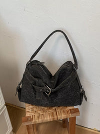 Buckle Detail Shoulder Bag