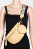 Fame PU Leather Weave Textured Crossbody Bag with Coin Purse - Teresa's Fashionista LLC