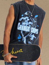 Men's Graphic Round Neck Tank