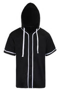 Hooded Baseball Jersey-Teresa's Fashionista LLC