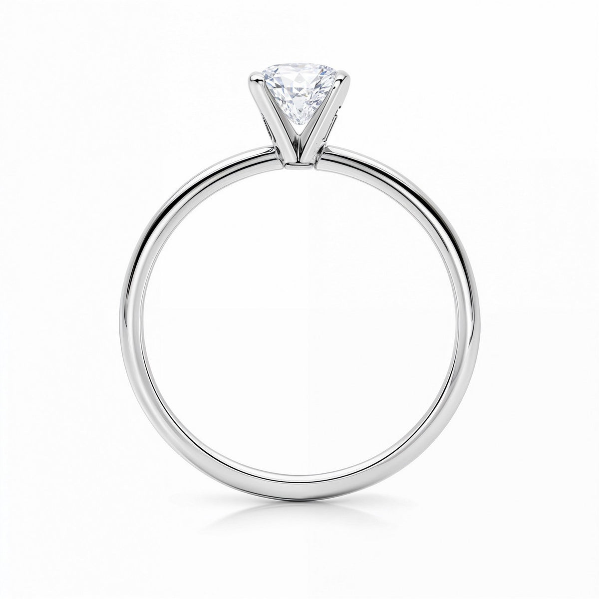 1 1/2 Carat Radiant Lab Grown IGI G/VS1 Diamond Solitaire Ring in 10K Yellow Gold